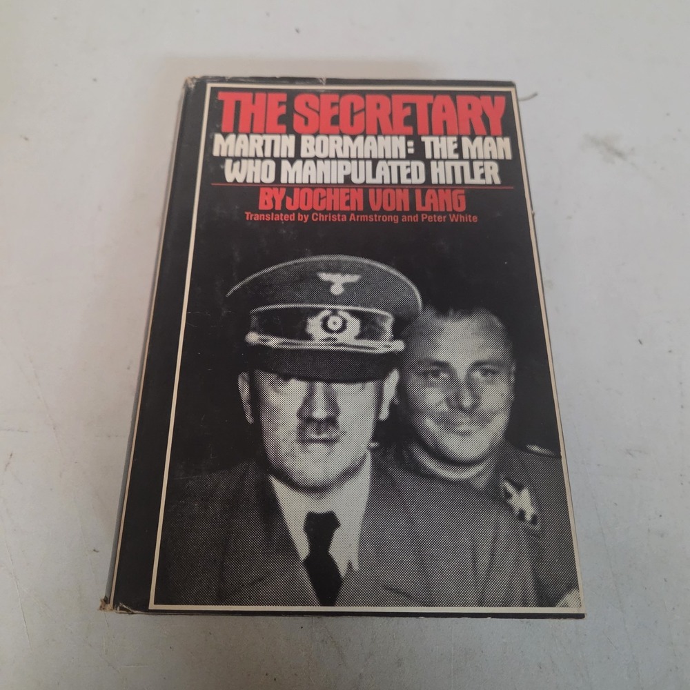 The Secretary Martin Bormann Jochen Von Lang 1979 HC/DJ Random House 1st Ed